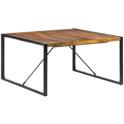 Image of vidaXL Dining Table 140x140x75 cm Solid Wood