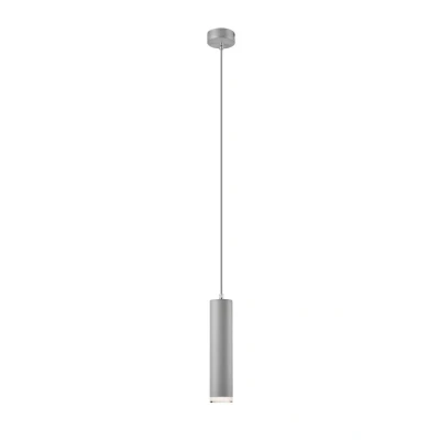 Image of Franco Slim Pendant Ceiling Lights Silver, 1x E27