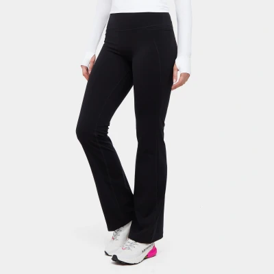 Image of Sweaty Betty Power Workout BOOT CUT Trouser Tracksuit bottoms, Women&#039;s, Size: Medium, Black