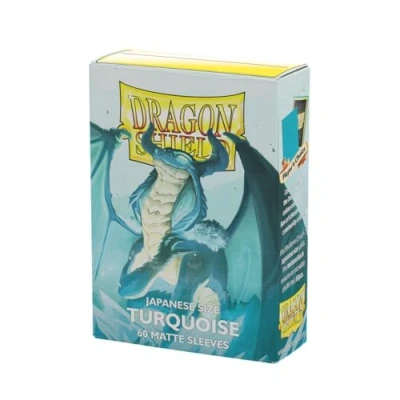 Image of Dragon Shield Japanese Matte Turquoise 60 pcs