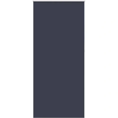 Image of &quot;vidaXL Roller Blind Blackout Marine Blue, Light Blocking and Thermal Insulated, Suitable for Bedroom, Easy Installation, Includes Mounting Accessories&quot;
