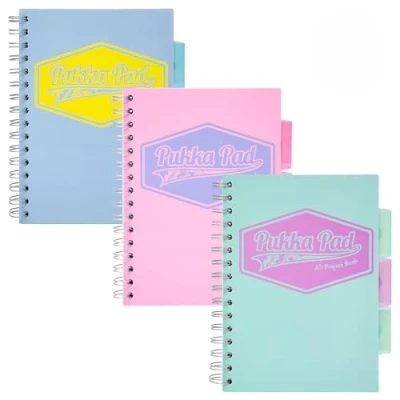 Image of Pukka Pad Pastel Project Book A5, Pack of 3