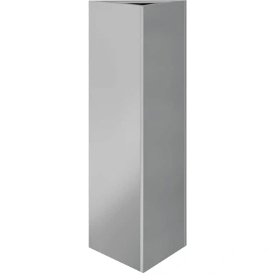 Image of vidaXL Garden Planter Triangular 30x26x75 cm Galvanized Steel