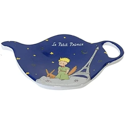 Image of Tea bag holder Kiub The Little Prince (Fox and Eiffel Tower)