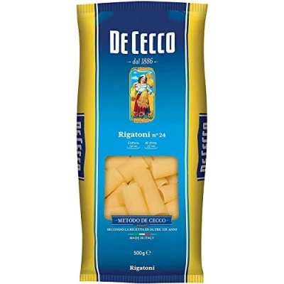 Image of DE CECCO RIGATONI (500g) Italian PASTA Pack of 2