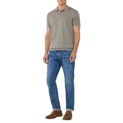 Image of Hackett London Men&#039;s Light Selvage Jeans, Blue (Lt Denim), 31W/30L