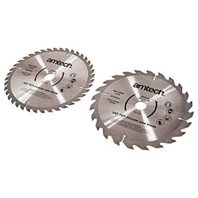 Image of Amtech V5000 2 Piece 185mm Tungsten Carbide Circular Saw Blade Set