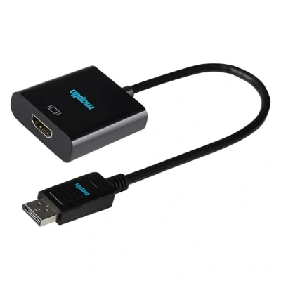 Image of Maplin DisplayPort to HDMI Female Adapter, 0.23m Cable