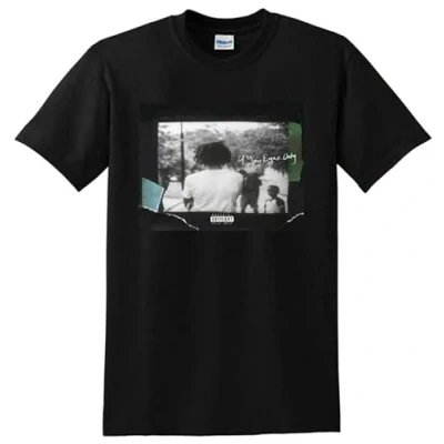 Image of Short Sleeve J Cole T 4 Your Eyez Only Vinyl Cd Cover Shirt Top Men&#039;s Tops Tee Black M