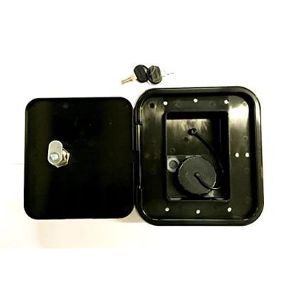 Image of Valterra Black Gravity Water Hatch Fill Dish Lock Keys RV Trailer