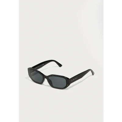 Image of Jimmy Choo Sunglasses, Women&#039;s, Size: 56, Black/silver night
