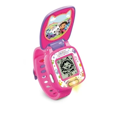 Image of VTech Gabby&#039;s Dollhouse Time to Get Tiny Watch, Official Watch with Stopwatch, Timer and Alarm Clock, Interactive Toy, Gift for Kids 3, 4, 5Plus Years, English Version