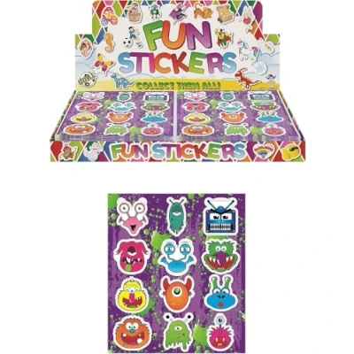 Image of Monster Stickers (12 Strips Of 12)