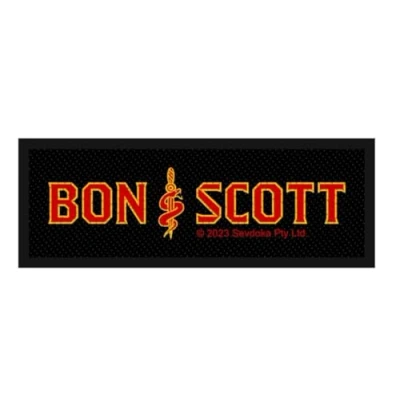 Image of AC/DC Patch # 93 Bon Scott Logo Badge 12 x 4 cm