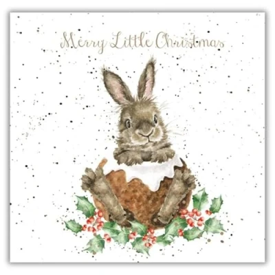 Image of Wrendale Designs by Hannah Dale Merry Little Christmas Card Box Set Pack of 8