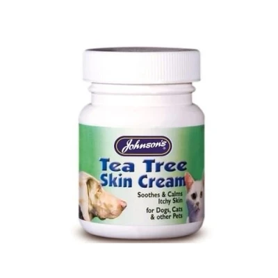 Image of (2 Pack) Johnson&#039;s Vet Tea Tree Skin Cream 50g