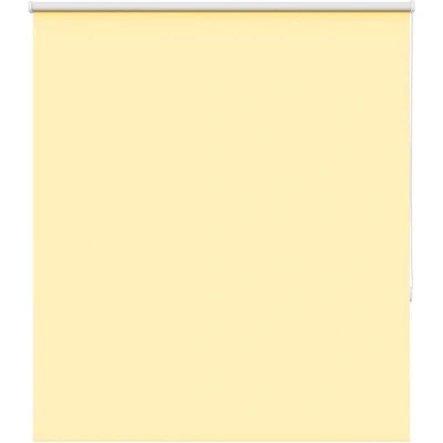 Image of vidaXL Roller Blind Blackout Yellow 130x175 cm Fabric Width 126.6 Polyester