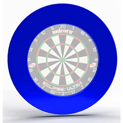 Image of Unicorn Dartboard Backboard Surround Professional Ultra Heavy Duty High Density Injection Moulded EVA Plastic No Fixings required Blue