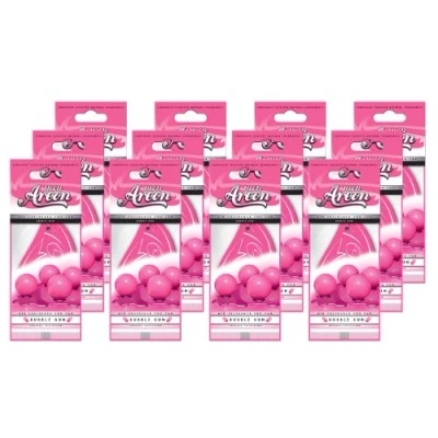 Image of AREON Mon Car Air Freshener Bubble Gum Pink Sweet Bubblegum Hanging Set Multi Pack of 10