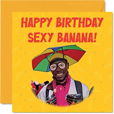 Image of Funny Birthday Cards for Women Her Sexy Banana Very Good Nice Banter Card Girlfriend Boyfriend Husband Wife Friend Men Him, 145mm x Meme Joke Humour Greeting