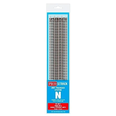 Image of Peco N Set Track 8 X St 11 Double Straight, 174Mm Long (2022)