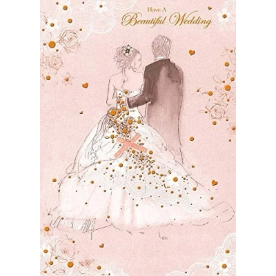 Image of Wishing Well Studios Greetings Card Beautiful Wedding
