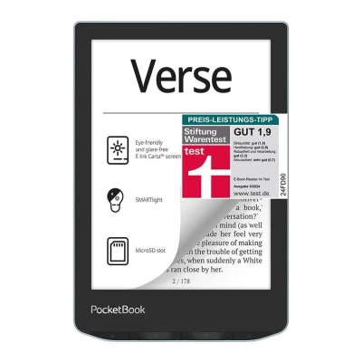 Image of PocketBook Verse Liseuse 8 Go Wifi Noir, Argent