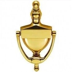 Image of Door Knocker Urn in Polished Brass Finish 200mm