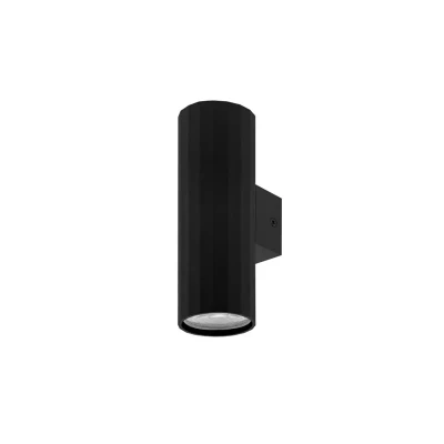 Image of Okto 2 GU10 Up/Down Wall Light Matt Black Collingwood Lighting