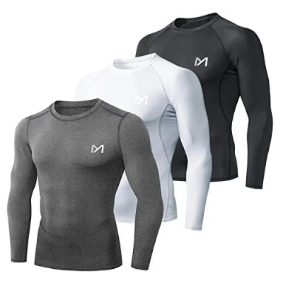 Image of MEETYOO Men&#039;s U6T Shirt, Black + Grey White, XL