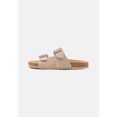 Image of Jack &amp; Jones Jfwlouis Slippers, Men&#039;s, Size: 8, Plaza taupe Suede