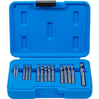 Image of BGS 2097 Blind Rivet Drill Set HSS 2.4 6.4 mm 15 pcs.
