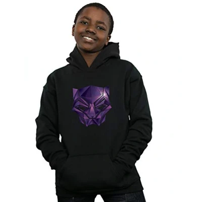 Image of Marvel Boys Avengers Infinity War Black Panther Geometric Hoodie 5 6 Years