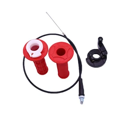 Image of Namvo 7/8 inch Throttle Handle Grip Twist with Cable Assembly for ATV Quad Pit Dirt Bike 50 70 90 110 125cc
