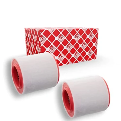 Image of 4E0129620J Air filter FEBI BILSTEIN 48460 185mm 152mm Insert with pre AUDI: A8 D3