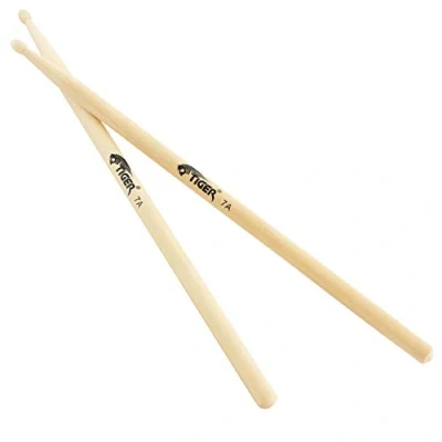 Image of TIGER TDA86 7A Nylon Tip Maple Drumsticks One Pair