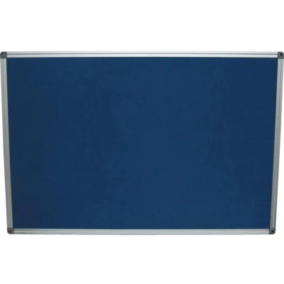 Image of Offis Felt Notice Board 1200X900MM Blue Aluminium Trim