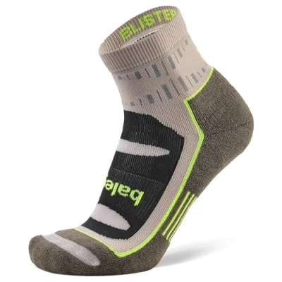 Image of Balega Unisex&#039;s Blister Resist Performance Quarter Athletic Running Socks (1 Pair), Mushroom, M