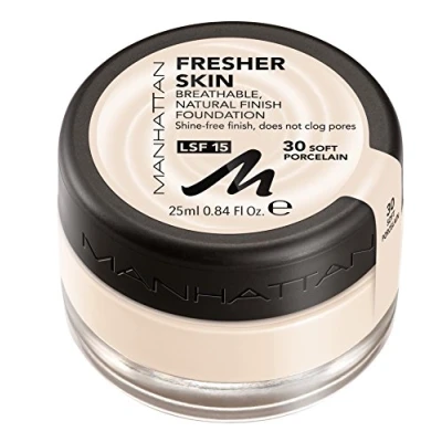 Image of Manhattan Fresher Skin Foundation Make Up Colour 030 Soft Porcelain