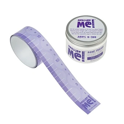Image of Measure Me! Kids Roll up Door Frame Height Chart Purplicious
