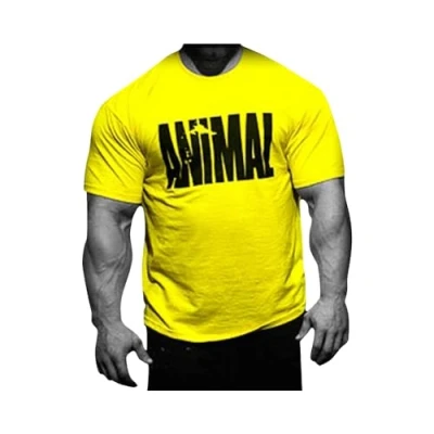 Image of Animal Men&#039;s Iconic T Shirt, Yellow, Large