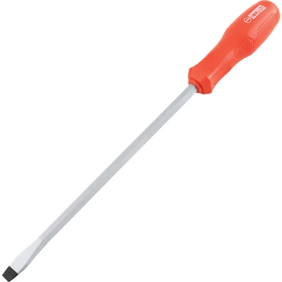 Image of Kennedy Hi Grip Pound Thru Flat Head Screwdriver, 9.5mm Flared Tip, 250mm Blade
