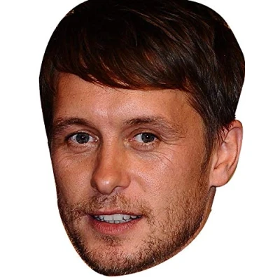 Image of FoxyPrinting Mark Owen Celebrity Cardboard Party Face Mask Fancy Dress