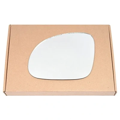 Image of Less4spares Wing Mirror Glass Left Compatible with VW EOS 2006 2008 STICK ON Passenger Near Side Convex