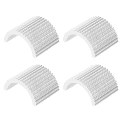 Image of LT Easiyl 4Pcs Aluminum Alloy Bicycle Handlebar Shims Motorcycle Spacer Conversion Washers 28mm To 22mm Gasket Silver