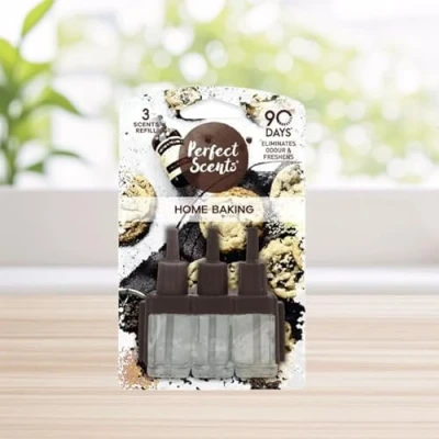 Image of Perfect Scents Home Baking Plug In Refill Oil For 3 Scent Air fresheners Freshener