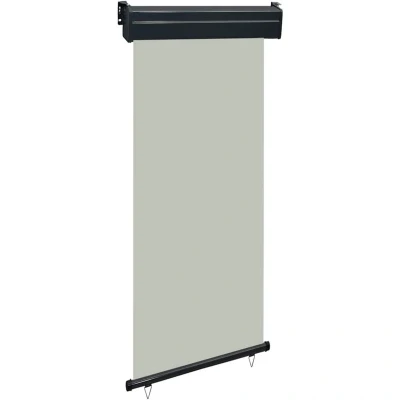 Image of vidaXL Balcony Side Awning 85x250 cm Grey