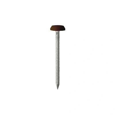 Image of TIMCO PN65BR Polymer Headed Nail 65mm Mahogany (Box of 100)