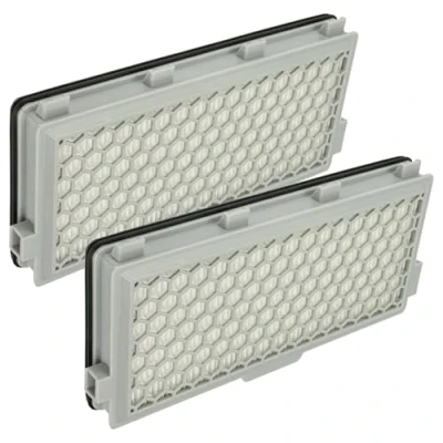 Image of vhbw 2 x Vacuum Cleaner Filters Compatible with Miele S6240 S6760, S6250, S6260, S6270, S6310, S6320, S6290, S6280 HEPA Exhaust Filter White