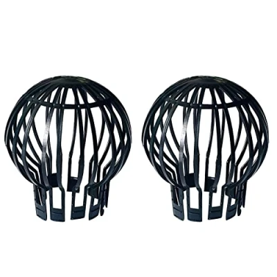 Image of Pack Of 2 Gutter Guards Downpipe Guard, Balloon Guard Filter Prevents Pipes Clogging With Leaves And Debris For Roof Gutters Or Drains